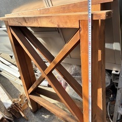 ウッドデッキ用のフェンス　２個　庭の仕切りなどにの画像