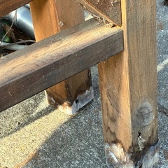 ウッドデッキ用のフェンス　２個　庭の仕切りなどにの画像