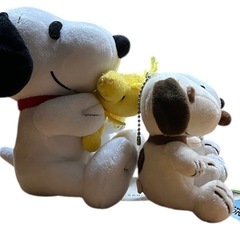 スヌーピーぬいぐるみ4体セットの画像