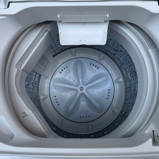 136⭐️2025年製☆ほぼ新品☆ヨドバシ洗濯機7KG ホワイト一人暮らし