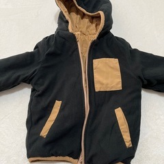 茶色ダウン110センチの画像