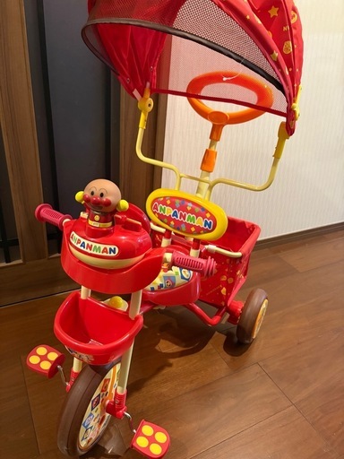 ジョイパレットアンパンマンデラックス三輪車 (Haru Hana) てだこ浦西