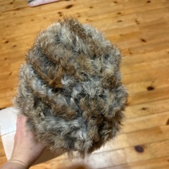 ラビットファー帽子の画像