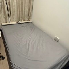 セミダブル マットレス ベットフレーム セットの画像