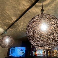 ニトリ　照明　電球付き　2つセットの画像