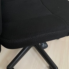 オフィスチェア　回転　メッシュ　昇降式　腰当て付き　の画像