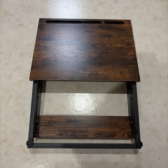 サイドテーブル　　折りたたみ式テーブルの画像