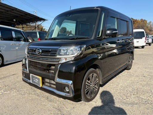 タントカスタム　後期　4WD 車検R8/10 パワスラ　サビ無 支払総額33万円】タントカスタムRS後期型4WD車検令和9年12月機関良好