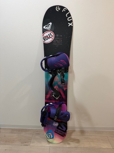 SALOMON スノーボード 板 139cm ビンディング セット ケース付き (y