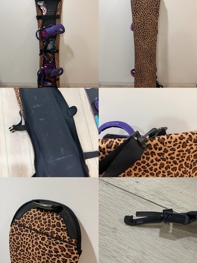SALOMON スノーボード 板 139cm ビンディング セット ケース付き