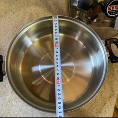 NEW YORK STAINLESS STEEL 両手鍋 ステンレスの画像