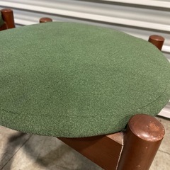 レトロ 木製丸椅子 2脚セット 昭和レトロの画像