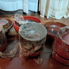 木製の食器　漆もありの画像