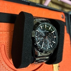 ザ・クロックハウス ソーラー クロノグラフ マジックアワー 黒檀の画像