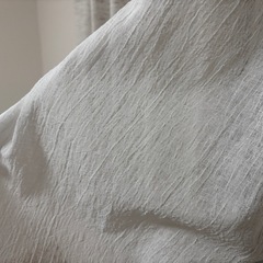 カーテン　腰窓用2セットレース付き（遮光×1,採光×1）　の画像