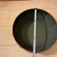 アンティーク風 ブリキ製 プランター 2個セット 鉢カバーの画像