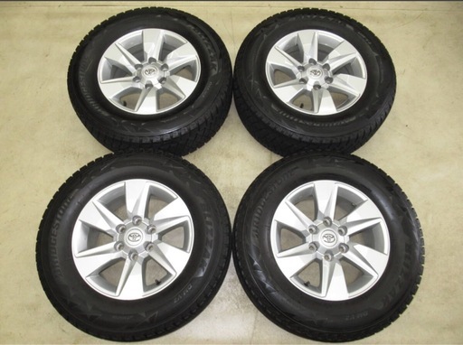 ☆150系ランドクルーザープラド後期TX スタッドレスタイヤ付き純正