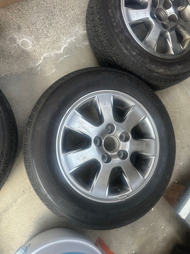 R15インチアルミホイールバリ溝4本セット