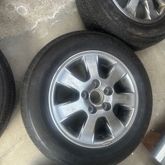 R15インチアルミホイールバリ溝4本セットの画像