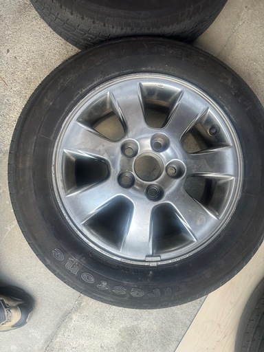 R15インチアルミホイールバリ溝4本セット