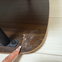 おしゃれテーブル（汚れ付き）の画像