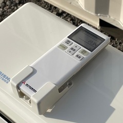 取付け可 ! !◇三菱重工 エアコン 6畳用 2018年製 内部クリーン ビーバーSRK22TW 高圧洗浄済み ! 保証付き ! 取り外し無料 ! !の画像