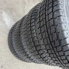 ハイエース用スタッドレスアルミホイールセット　2025年製使用回数一回！の画像