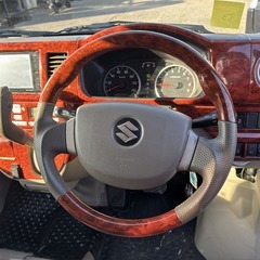 自社ローンあり！ガソリン100リットルプレゼント✨装備充実✨左パワスラ✨ナビ＆TV✨スズキ☆エブリイワゴン☆PZターボ☆660cc☆4人乗り☆の画像