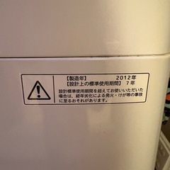 洗濯機貰ってください！！の画像