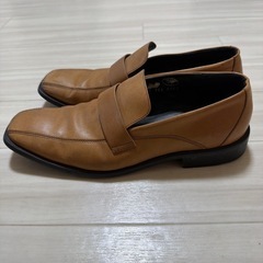メンズシューズ　　靴　茶の画像