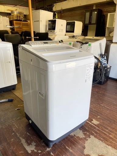 北九州市内配送無料　保証付き パナソニックNA-FA80H6-N 全自動洗濯機 FAシリーズ シャンパン [洗濯8.0kg /乾燥機能