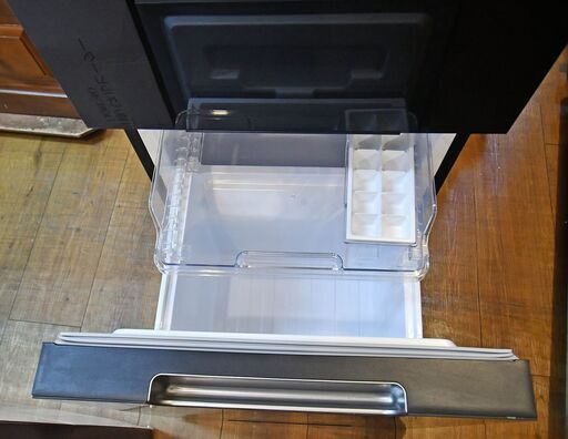 ●ガラスドアが美しい(#^.^#)●近郊格安配送(^^♪●シャープ PLAINLY SJ-GD15H 152L　2ドア冷蔵庫　中古品●