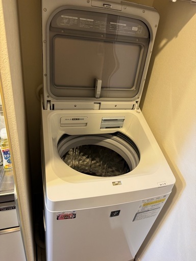 SHARP 縦型洗濯乾燥機 ゴールド系 ES-PW8E-N 2020年購入 SHARP 縦型洗濯乾燥機 ゴールド系 ES-PW8E-N 2020年購入 (n) 中野