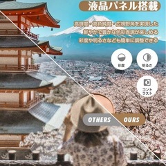 ポータブルDVDプレーヤー【業界初 type-c急速充電 モバイルバッテリー充電応対 目の保護モード】12.5型 10.5インチ液晶 cd dvdプレーヤー ポータブル 最大5時間連続再生 リージョンフリー CPRM対応 レジューム機能 270度回転 TV同期可能 SDカード/USBに対応 軽量 持運び 操作簡単 日本語説明書 ブラック VOSCORDERの画像