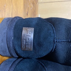 メンズ用ムートンブーツ26.0黒⭐︎の画像