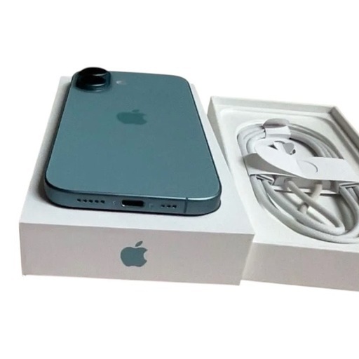 週末限定価格】極美品 iPhone 16 本体 ティール 128GB 純正バッテリー