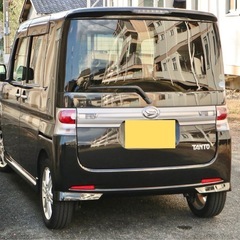 H24タントカスタムRS 後期/検R10.2/走行8万km フルセグTV Bluetooth パワスラ タイヤバリ溝！の画像