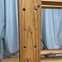 木のラックの画像