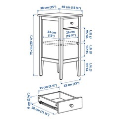 IKEA サイドテーブルの画像