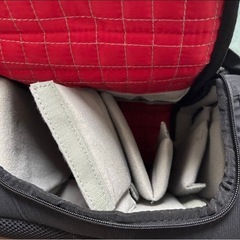 ETSUMI エツミ hama カメラバッグ 黒 メッシュ素材の画像