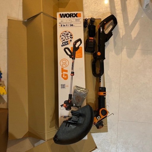 WORX充電式ナイロングラストリマー GT 充電器　替スプールセット