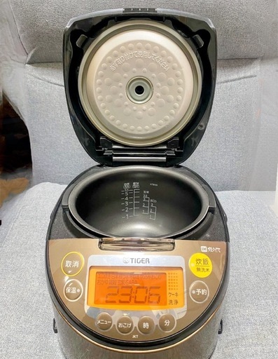 動作確認済・日本製】TIGER IH炊飯器 1.0L（5.5合）JKT-B101 ブラウン