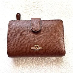 訳ありcoachコーチ　二つ折り財布の画像