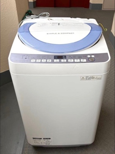 SHARP  ES-T708-A  7kg  洗濯機