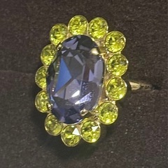 MAKINUMOTO マキヌモト　スワロフスキー　グリーン　ブルーの画像