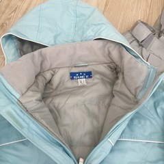 SUET スキーウェアセット 160 水色の画像