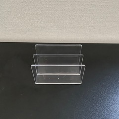 ブックスタンド　クリア　透明の画像