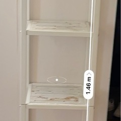 IKEA イケア スチールラック／棚（白）の画像