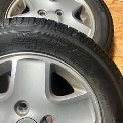 スタッドレスタイヤ　ホイール付き　155/65/13の画像