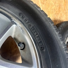 スタッドレスタイヤ　ホイール付き　155/65/13の画像